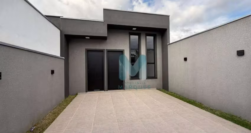 Casa moderna e padrão de condomínio em excelente bairro com 3 dormitórios sendo um suíte