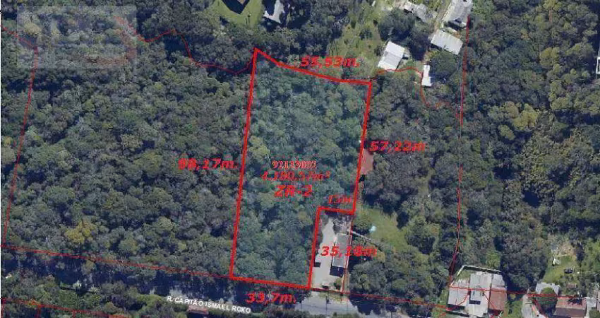 Terreno à venda, 4180 m² por r$ 1.000.000,00 - abranches - curitiba/pr