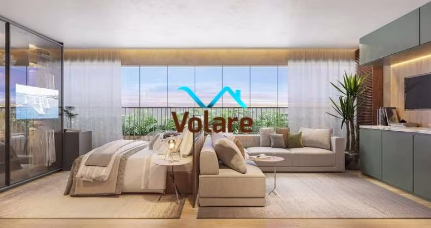 Apartamento de Luxo no Centro de Osasco-SP: 2 quartos, 2 suites, 2 salas, 3 banheiros, 2 vagas, 64m² de área.