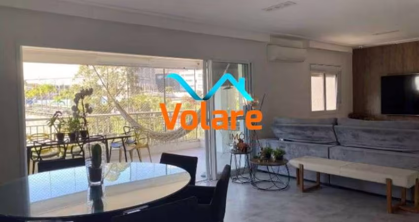 Apartamento à venda em Santana de Parnaíba-SP, no Tamboré, 3 quartos, 3 suítes, 2 salas, 3 banheiros, 3 vagas, 158m².