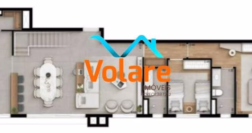 Imperdível oportunidade de adquirir apartamento duplex de luxo na Vila Yara em Osasco-SP: 3 quartos, 3 suítes, 3 salas, 4 banheiros, 4 vagas, 194m²!