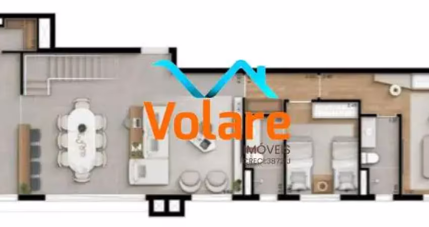 Imperdível oportunidade de adquirir apartamento duplex de luxo na vila yara em osasco-sp: 3 quartos, 3 suítes, 3 salas, 4 banheiros, 4 vagas, 194m²!