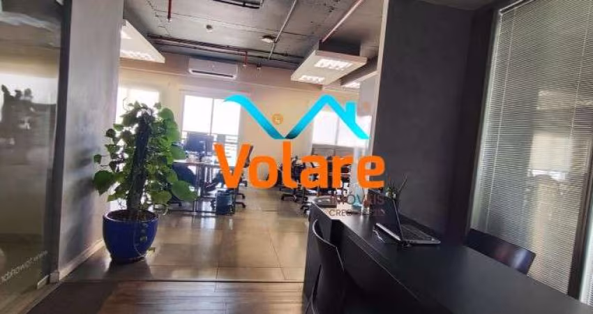 Sala comercial no formato de Coworking em condomínio para locação no Centro de Osasco-SP: 7 salas, 5 banheiros, 7 vagas, 283m². Confira!