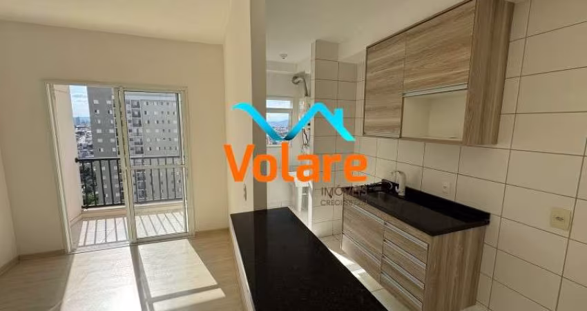 Apartamento para locação em Osasco-SP, bairro Umuarama: 2 quartos, 1 suíte, 1 sala, 2 banheiros, 1 vaga de garagem.