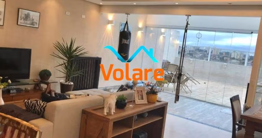 Cobertura de luxo na Cidade de São Paulo-SP, bairro Vila São Francisco: 3 quartos, 3 suítes, 3 salas, 3 vagas, 284m².