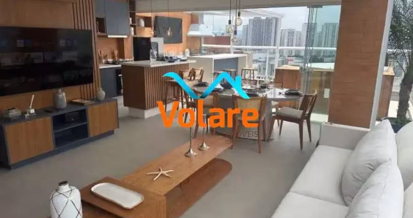 Cobertura de luxo no centro de osasco-sp: 3 suítes, 4 banheiros, 2 vagas de garagem e 135m².
