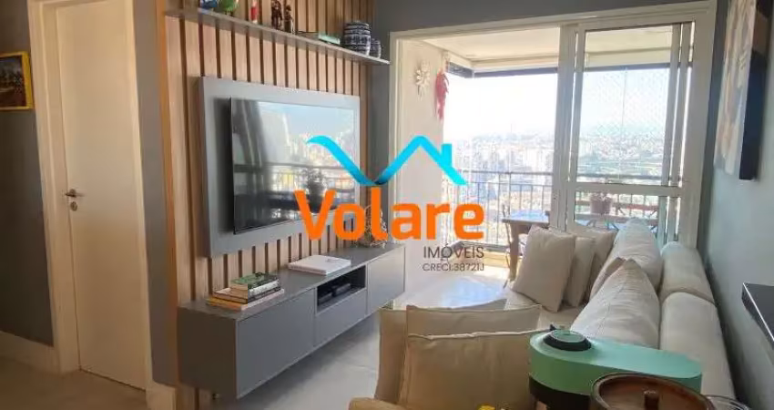 Apartamento à venda no centro de osasco-sp, com vista panorâmica: 2 quartos, 1 suíte, 1 sala, 2 banheiros, 1 vaga de garagem, 62m² de área.