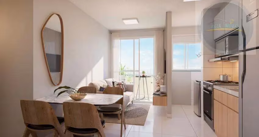 Apartamento para Venda em Sorocaba, Jardim Simus - Vale do Sereno, 2 dormitórios, 1 banheiro, 1 vaga