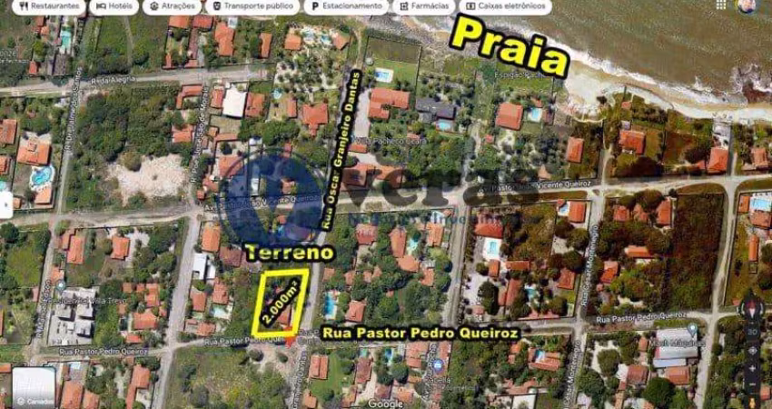 Veras vende terreno 2.000m²  no pacheco - caucaia - ce