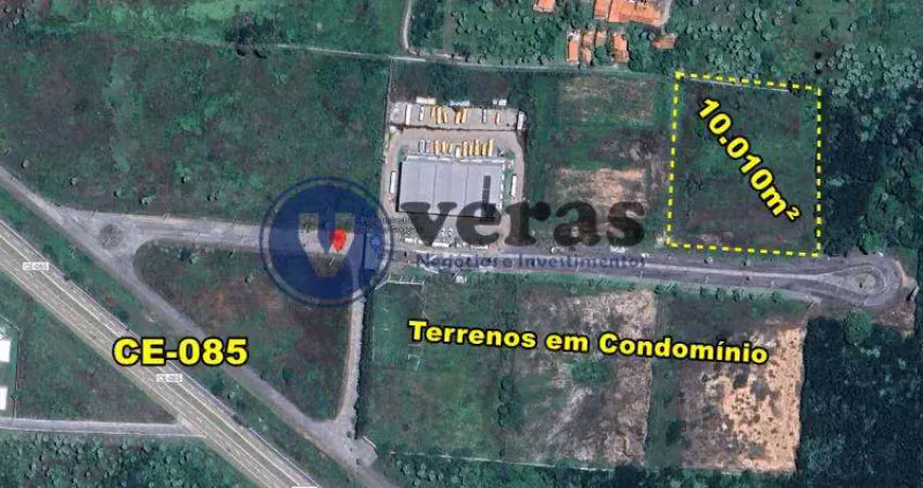 Veras vende terreno 10.010m² na ce-085 em são gonçalo do amarante