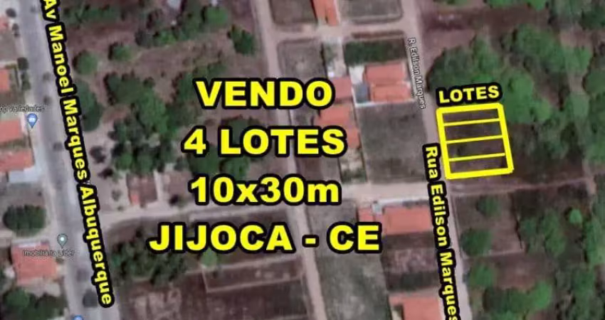 Veras vende lotes de 300m² em jijoca de jericoacoara