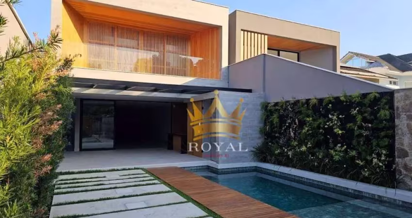 Casa triplex de alto padrão em condominio à venda, barra da tijuca, rio de janeiro, rj
