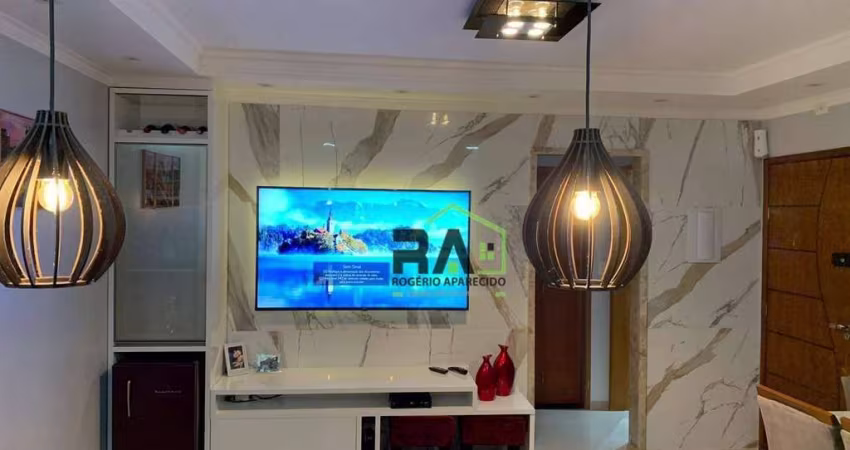 Apartamento com 2 dormitórios à venda, 53 m² por R$ 382.000 - Vila Linda - Santo André/SP