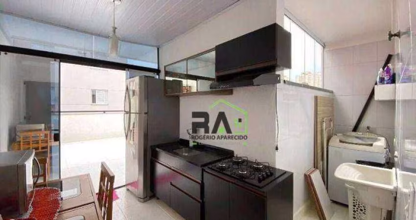 Cobertura com 2 dormitórios à venda, 74 m² por R$ 350.000 - Vila América - Santo André/SP