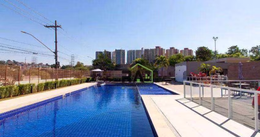 Apartamento com 2 dormitórios à venda, 48 m² por R$ 371.000 - Vila Metalúrgica - Santo André/SP