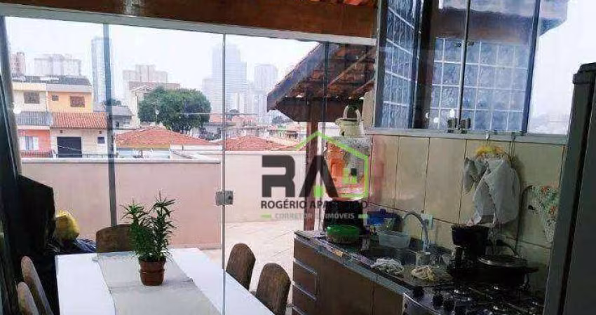 Cobertura com 2 dormitórios à venda, 96 m² por R$ 424.000,00 - Vila Scarpelli - Santo André/SP