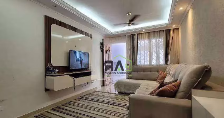 Casa com 3 dormitórios à venda, 109 m² por r$ 650.000 - vila homero thon - santo andré/sp