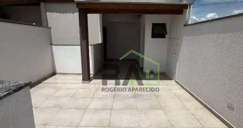 Cobertura com 2 dormitórios à venda, 43 m² por r$ 380. - jardim alvorada - santo andré/sp