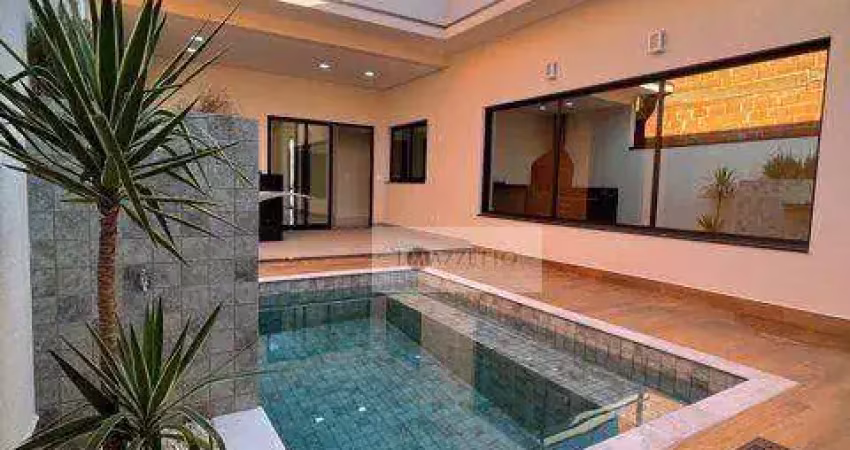 Casa com 3 dormitórios, 187 m² - venda por r$ 2.100.000,00 ou aluguel por r$ 12.574,00/mês - condomínio maria josé - indaiatuba/sp