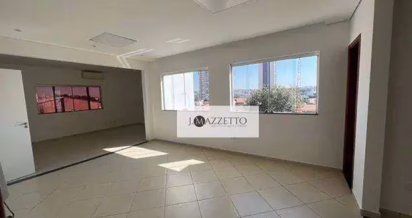 Sala para alugar, 128 m² por r$ 4.704,80/mês - centro - indaiatuba/sp