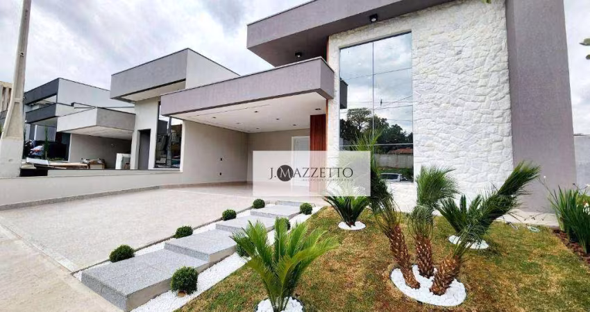 Casa com 3 dormitórios à venda, 196 m² por R$ 1.530.000 - Jardim Piemonte - Indaiatuba/SP