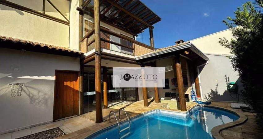 Sobrado com 3 dormitórios para alugar, 257 m² por R$ 8.400,00/mês - Jardim Portal dos Ipês - Indaiatuba/SP