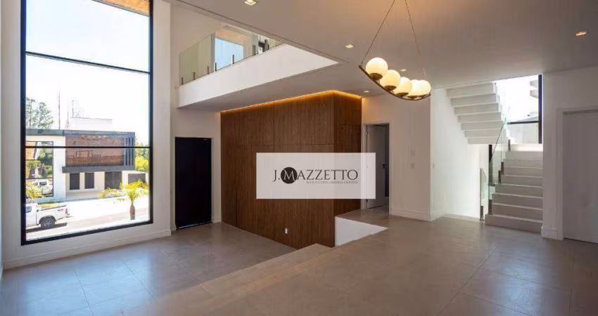 Sobrado com 4 dormitórios, 395 m² - venda por R$ 4.200.000,00 ou aluguel por R$ 21.100,00/mês - Parque Villa dos Pinheiros - Indaiatuba/SP