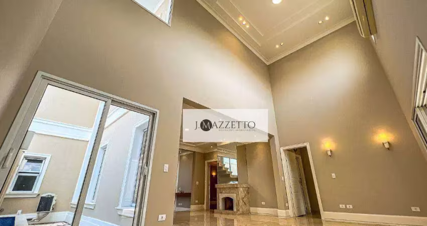 Sobrado com 3 dormitórios, 337 m² - venda por r$ 3.300.000,00 ou aluguel por r$ 14.200,00/mês - jardim esplendor - indaiatuba/sp
