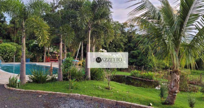 Chácara com 1 dormitório à venda, 3000 m² por R$ 2.900.000 - Colinas do Mosteiro de Itaici - Indaiatuba/SP