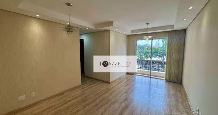 Apartamento com 3 dormitórios para alugar, 85 m² por r$ 3.845,00/mês - jardim pau preto - indaiatuba/sp