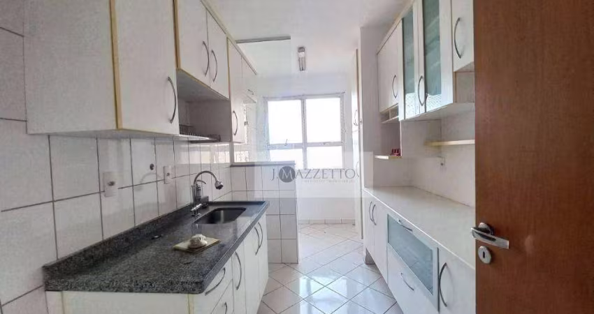 Apartamento com 3 dormitórios para alugar, 85 m² por R$ 4.485/mês - Vila Sfeir - Indaiatuba/SP