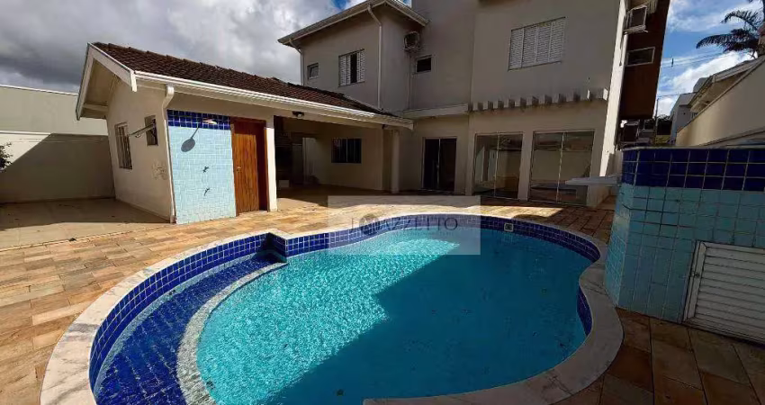 Sobrado com 4 dormitórios para alugar, 343 m² por r$ 13.317/mês - jardim residencial santa clara - indaiatuba/sp