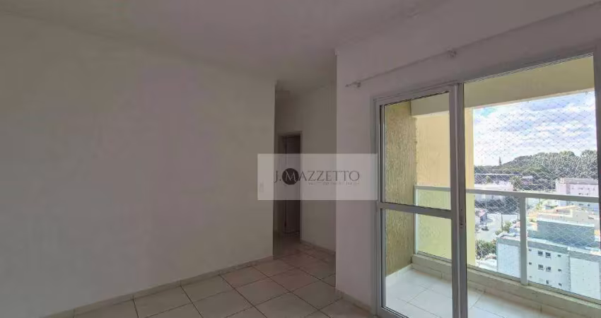 Apartamento com 3 dormitórios para alugar, 69 m² por r$ 3.274,25/mês - jardim sevilha - indaiatuba/sp