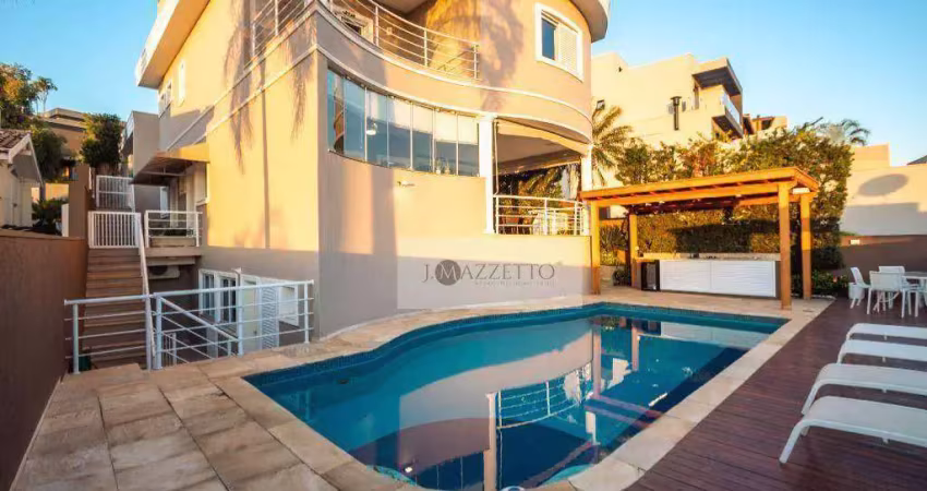 Sobrado com 3 dormitórios à venda, 381 m² por r$ 2.890.000,00 - jardim vila paradiso - indaiatuba/sp