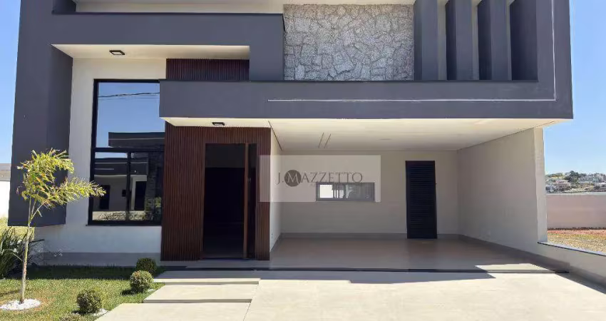 Casa com 3 dormitórios, 205 m² - venda por r$ 1.650.000 ou aluguel por r$ 11.505/mês - park gran reserve - indaiatuba/sp