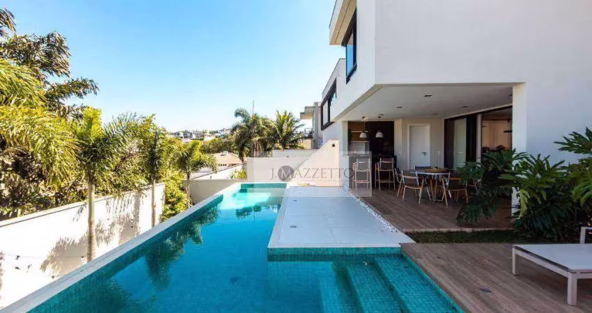 Sobrado com 3 dormitórios, 320 m² - venda por r$ 3.225.000,00 ou aluguel por r$ 18.750,00/mês - jardim vila paradiso - indaiatuba/sp