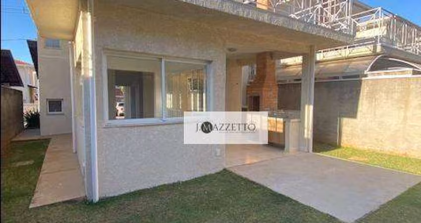 Sobrado com 3 dormitórios para alugar, 162 m² por R$ 6.611,00/mês - Chácara Belvedere - Indaiatuba/SP