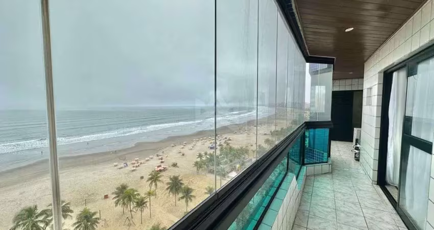 Apartamento Frente Mar com 3 Dormitórios no Canto do Forte, Praia Grande-SP