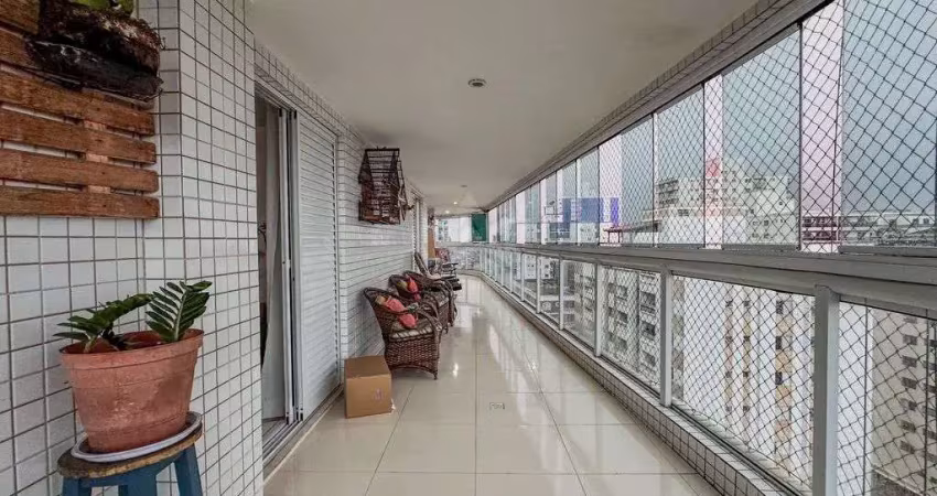 Apartamento a venda Praia Grande 3 quartos suites, vista mar na Vila Tupi