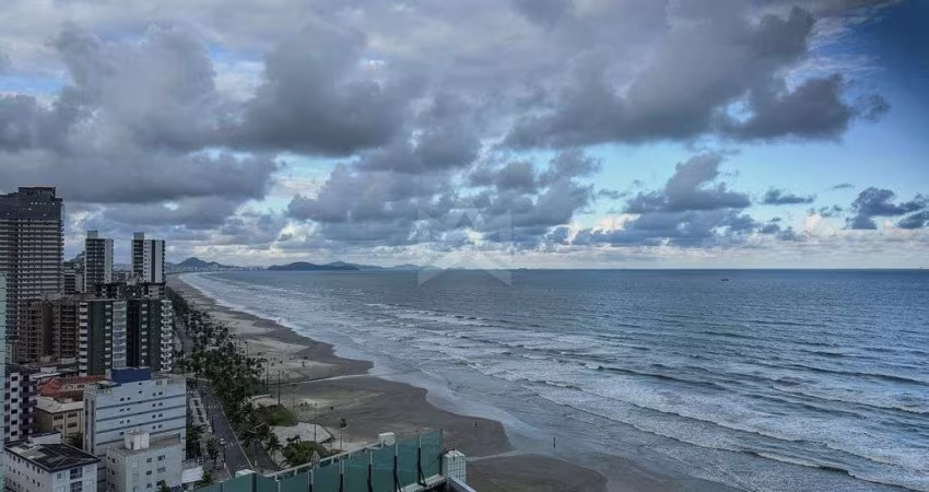 Apartamento Frente Mar à venda com 3 Quartos e lazer no Caiçara Praia Grande-SP