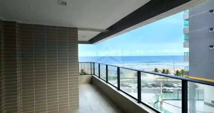Apartamento praia grande vista mar 2 suítes 2 vagas no balneário marcanã