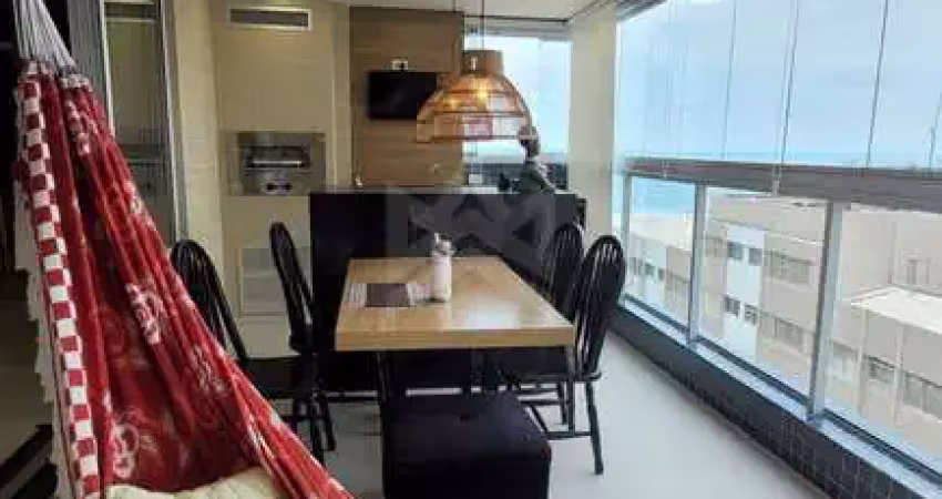 Apartamento novo 03 suítes, vista para mar , mobiliado à venda em praia grande.