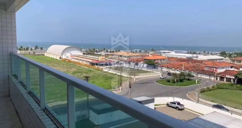 Apartamento com vista mar 2 dormitórios 1 suíte 79m² - mirim, praia grande/sp