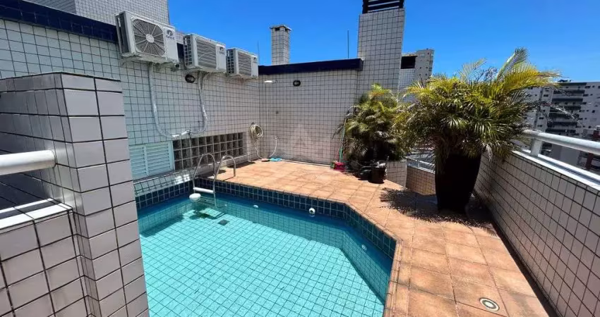 Cobertura 4 quartos com espaço gourmet e piscina privativa FORTE PRAIA GRANDE/SP