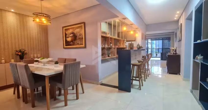 Cobertura vista mar 3 suítes e Piscina na Guilhermina Praia Grande-SP, 136,98 m²