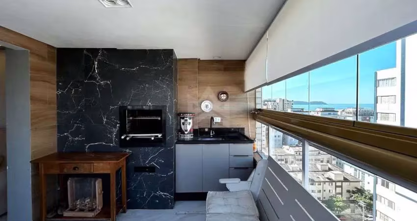 Cobertura Duplex à venda 3 quartos piscina e terraço gourmet TUPI Praia Grande