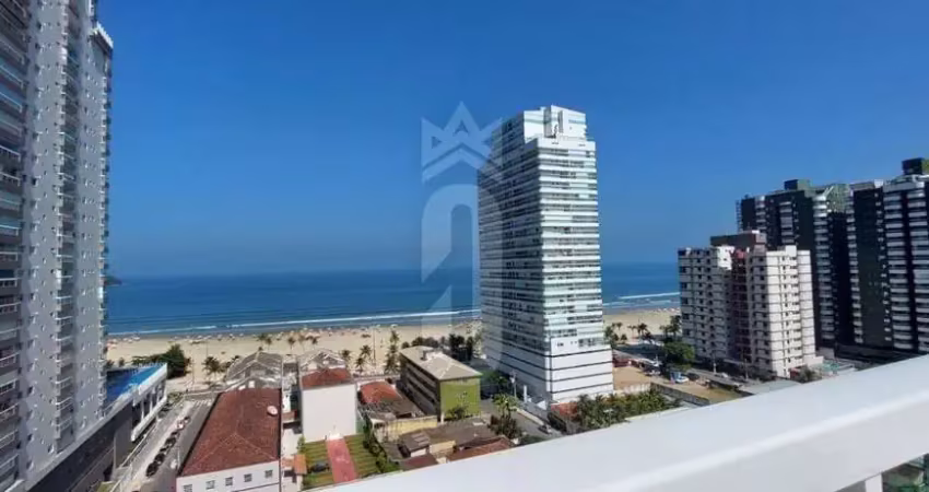 Vista mar - apartamento mobiliado 3 dormitórios 105m² - forte, praia grande/sp