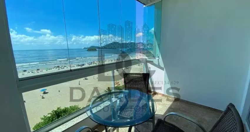 ALUGUEL ANUAL FRENTE MAR 3 DORM + DEPENDENCIA