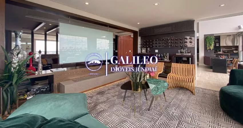 Cobertura duplex mobiliada, para venda no condomínio grand garden em jundiaí/sp