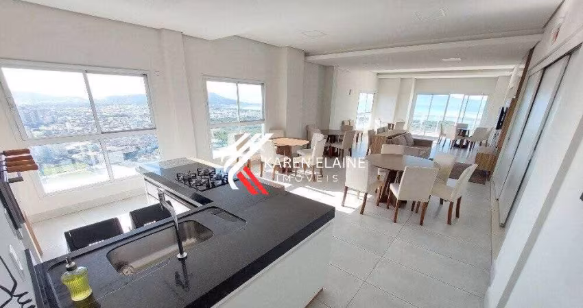 Apartamento à venda com 3 dorm, sendo 1 suíte, sacada - Palhoça